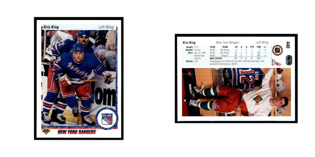 1990 Upper Deck Kris King Hockey Cards #440