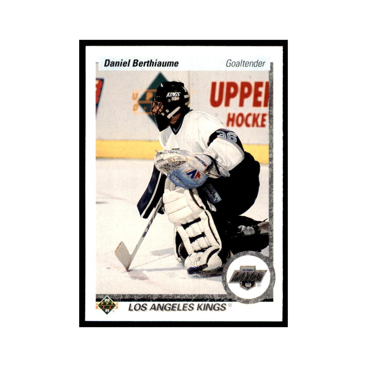 1990 Upper Deck Daniel Berthiaume Hockey Cards #412