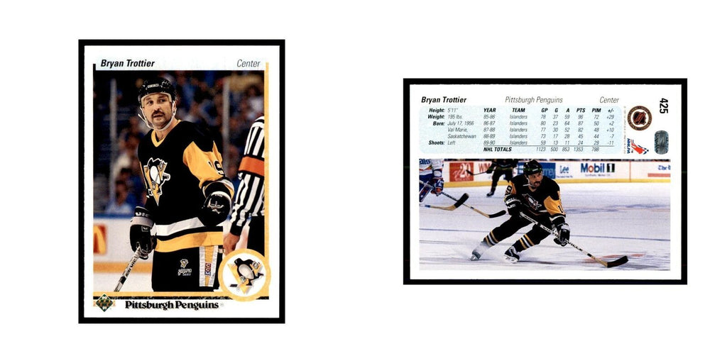 1990 Upper Deck Bryan Trottier Hockey Cards #425