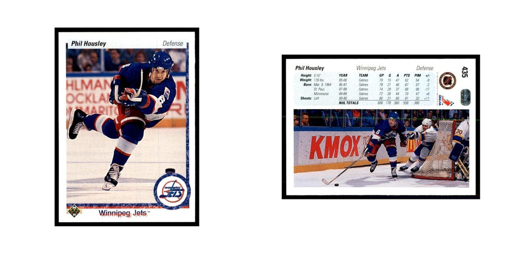 1990 Upper Deck Phil Housley Hockey Cards #435