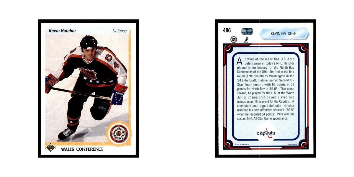 1990 Upper Deck Kevin Hatcher Hockey Cards #486