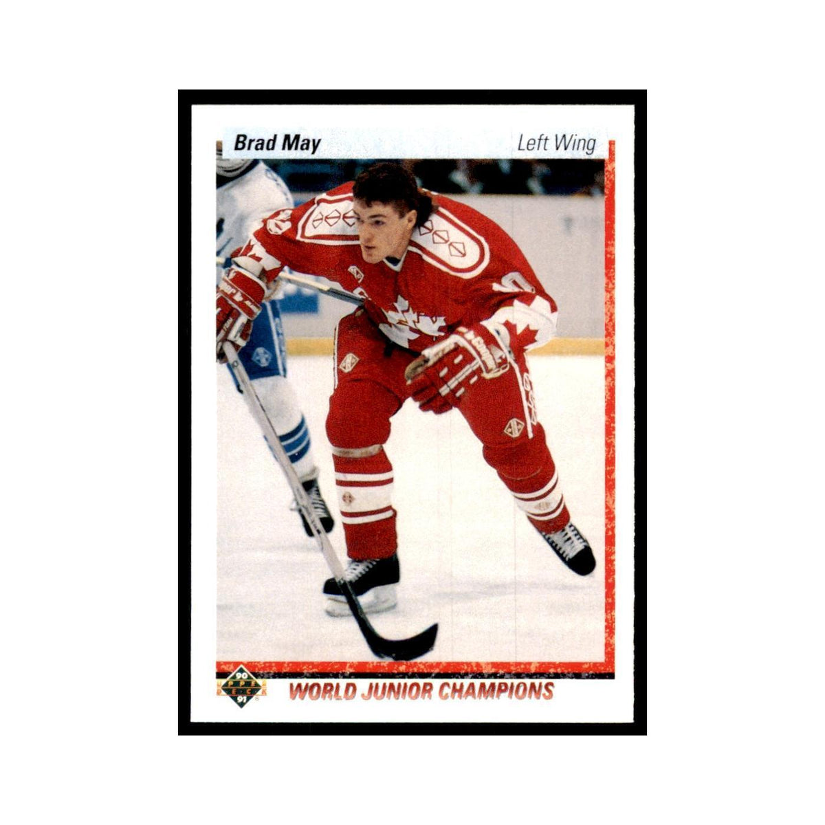 1990 Upper Deck Brad May Hockey Cards #455