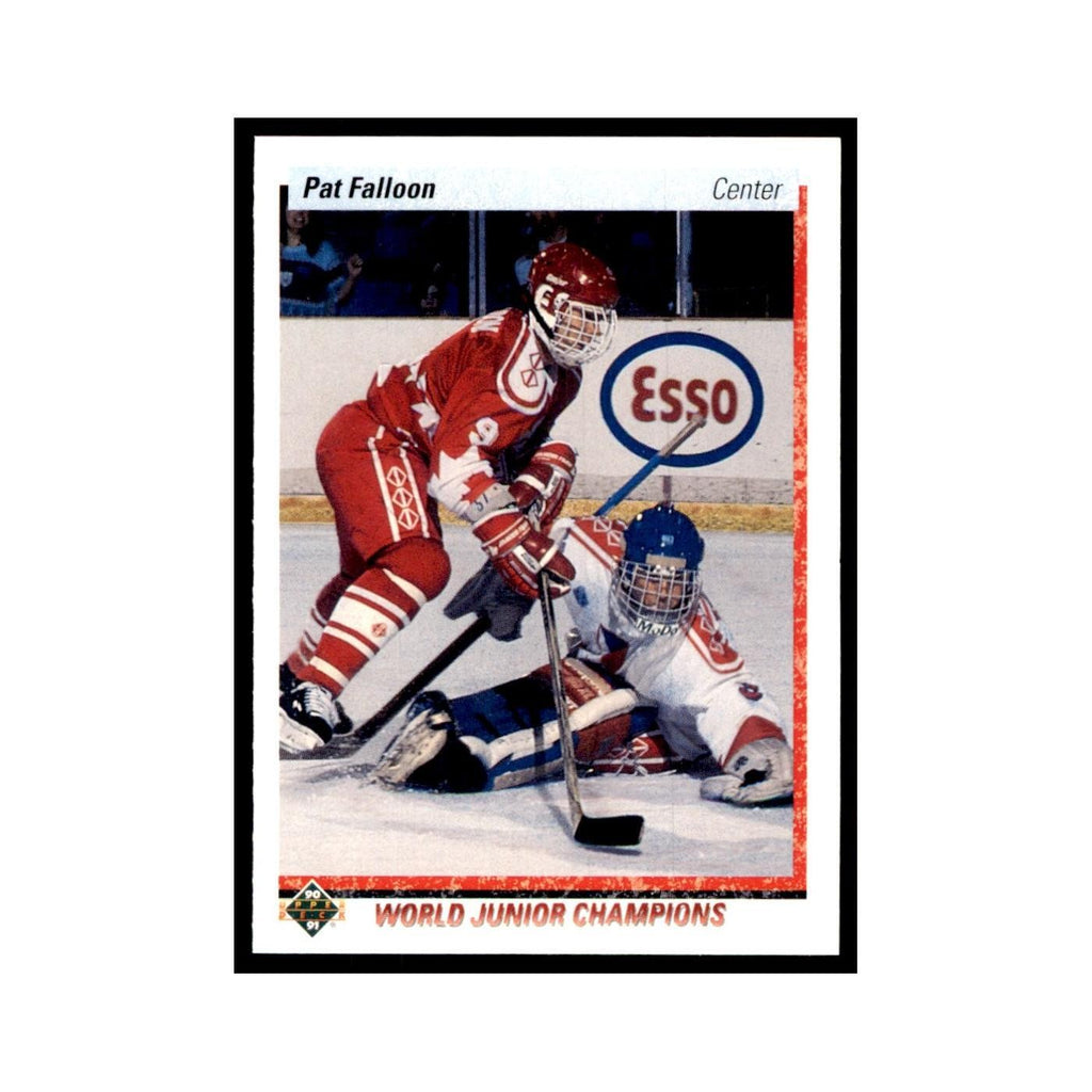 1990 Upper Deck Pat Falloon Hockey Cards #469