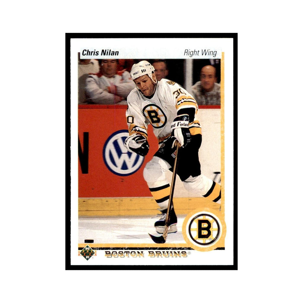 1990 Upper Deck Chris Nilan Hockey Cards #442