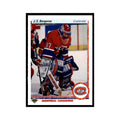 1990 Upper Deck J. C. Bergeron Hockey Cards #408
