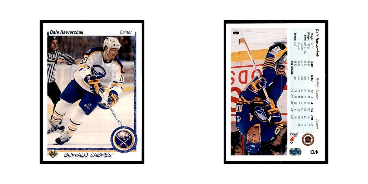 1990 Upper Deck Dale Hawerchuk Hockey Cards #443