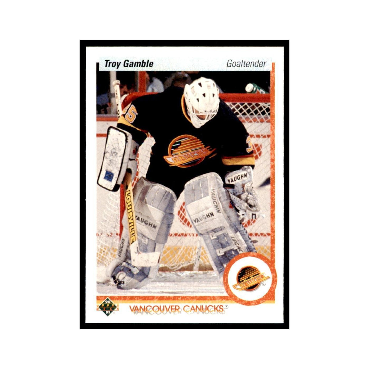1990 Upper Deck Troy Gamble Hockey Cards #434