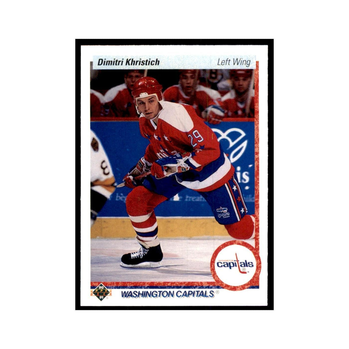 1990 Upper Deck Dimitri Khristich Hockey Cards #537