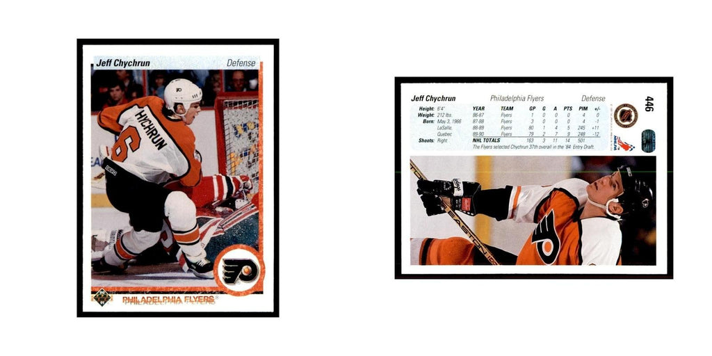 1990 Upper Deck Jeff Chychrun Hockey Cards #446