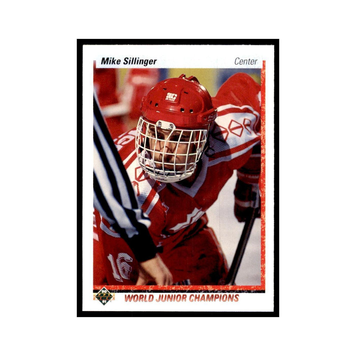 1990 Upper Deck Mike Sillinger Hockey Cards #452