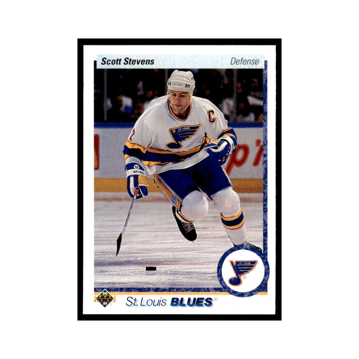 1990 Upper Deck Scott Stevens Hockey Cards #436