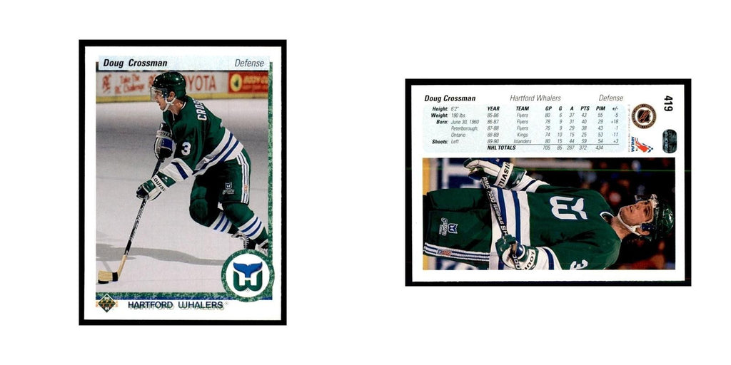 1990 Upper Deck Doug Crossman Hockey Cards #419