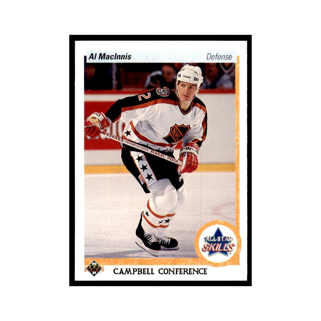 1990 Upper Deck Al MacInnis Hockey Cards #497
