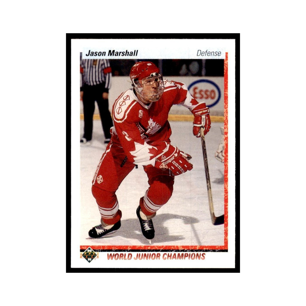 1990 Upper Deck Jason Marshall Hockey Cards #453