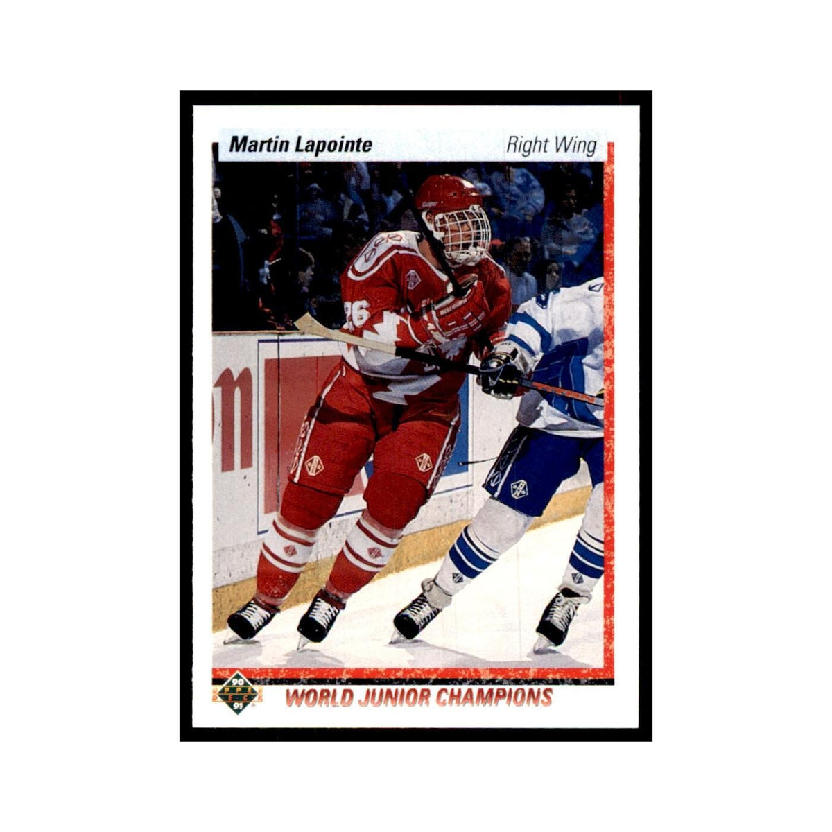 1990 Upper Deck Martin Lapointe Hockey Cards #467