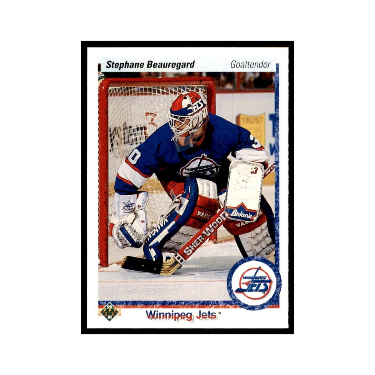 1990 Upper Deck Sephane Beauregard Hockey Cards #415