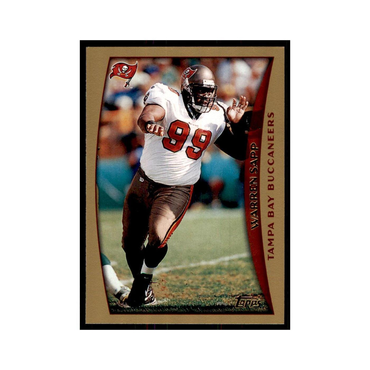 1998 Topps Warren Sapp Buccaneers #195