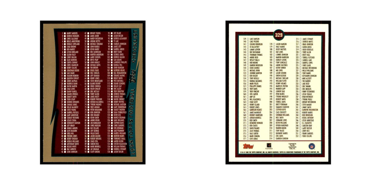 1998 Topps Checklist 1 #329