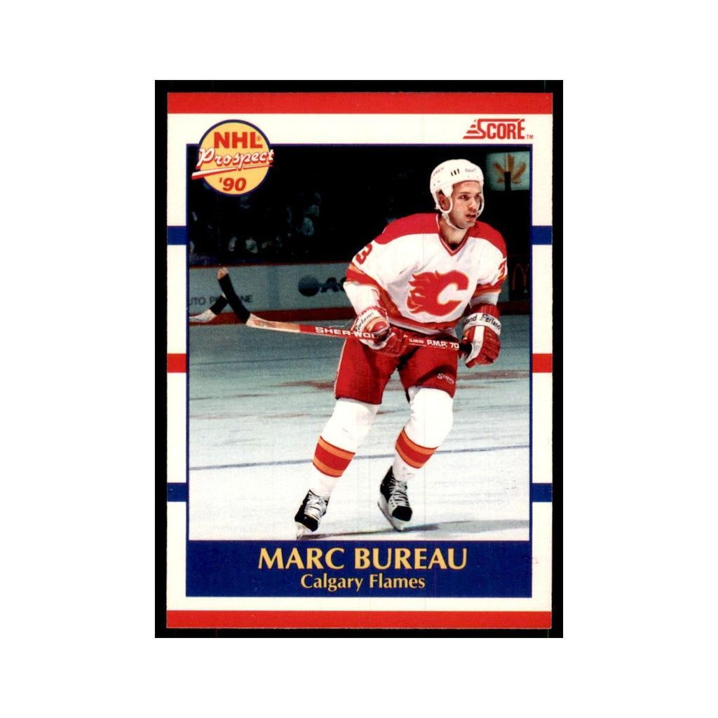 1990 Score Canadian Marc Bureau Hockey Cards #423
