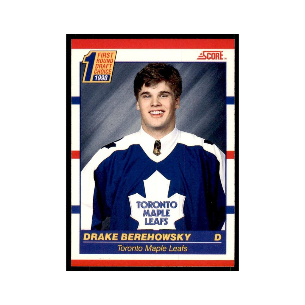 1990 Score Canadian Drake Berehowsky Hockey Cards #434