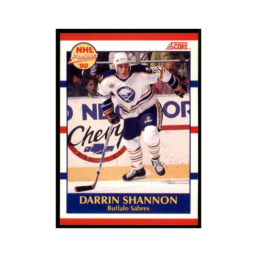 1990 Score Canadian Darrin Shannon Hockey Cards #410