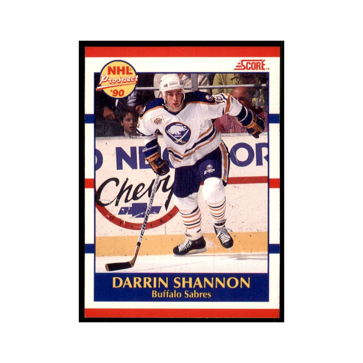 1990 Score Canadian Darrin Shannon Hockey Cards #410