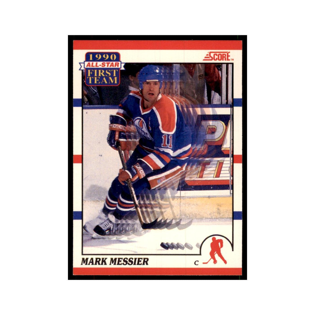 1990 Score Canadian Mark Messier Hockey Cards #315