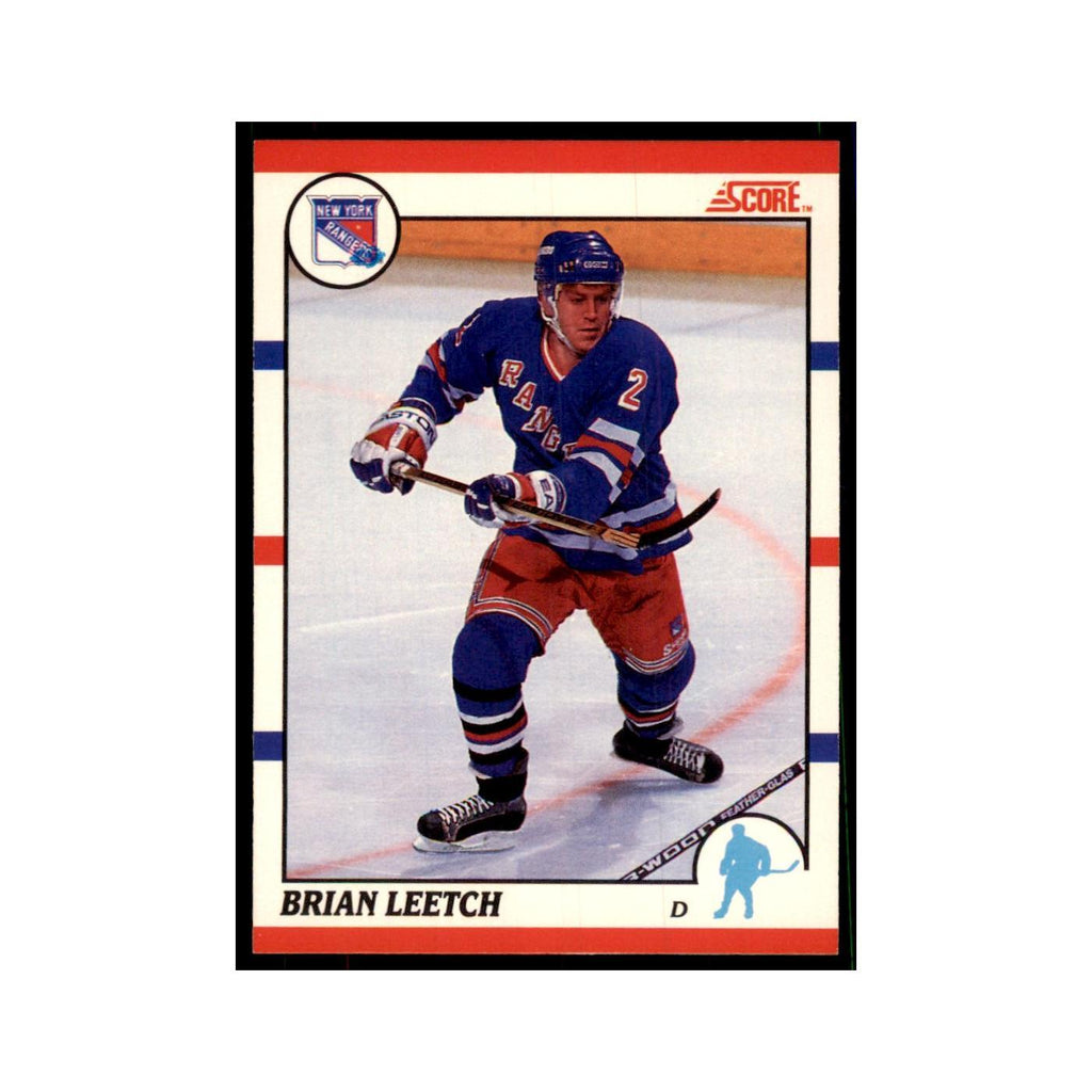 1990 Score Canadian Brian Leetch Hockey Cards #225