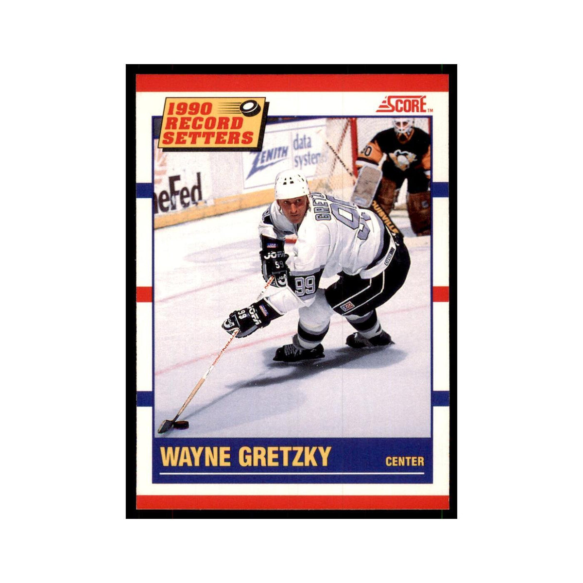 1990 Score Canadian Wayne Gretzky Hockey Cards #347