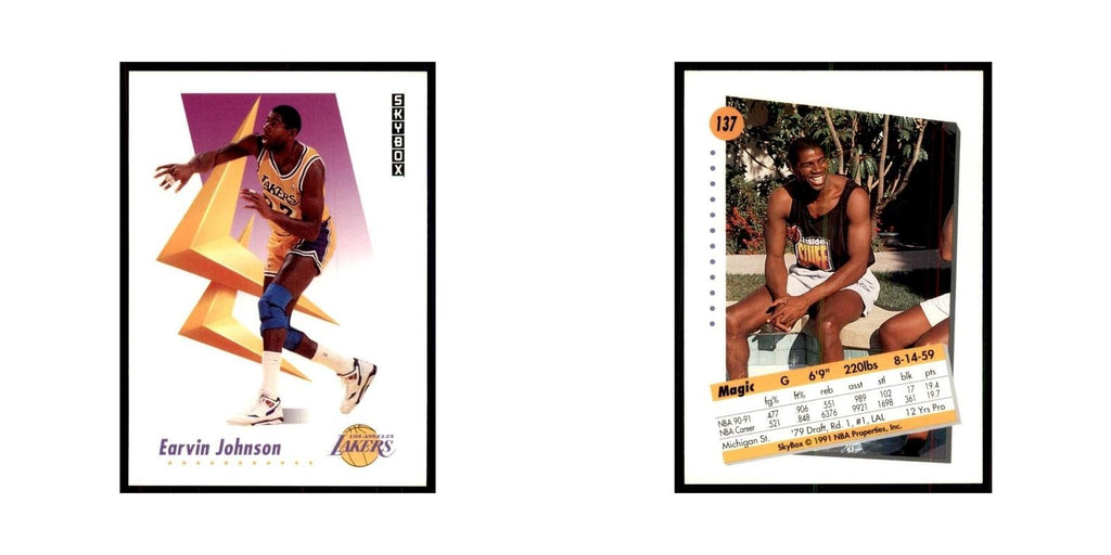 1991 SkyBox Earvin Johnson Basketball Cards #137