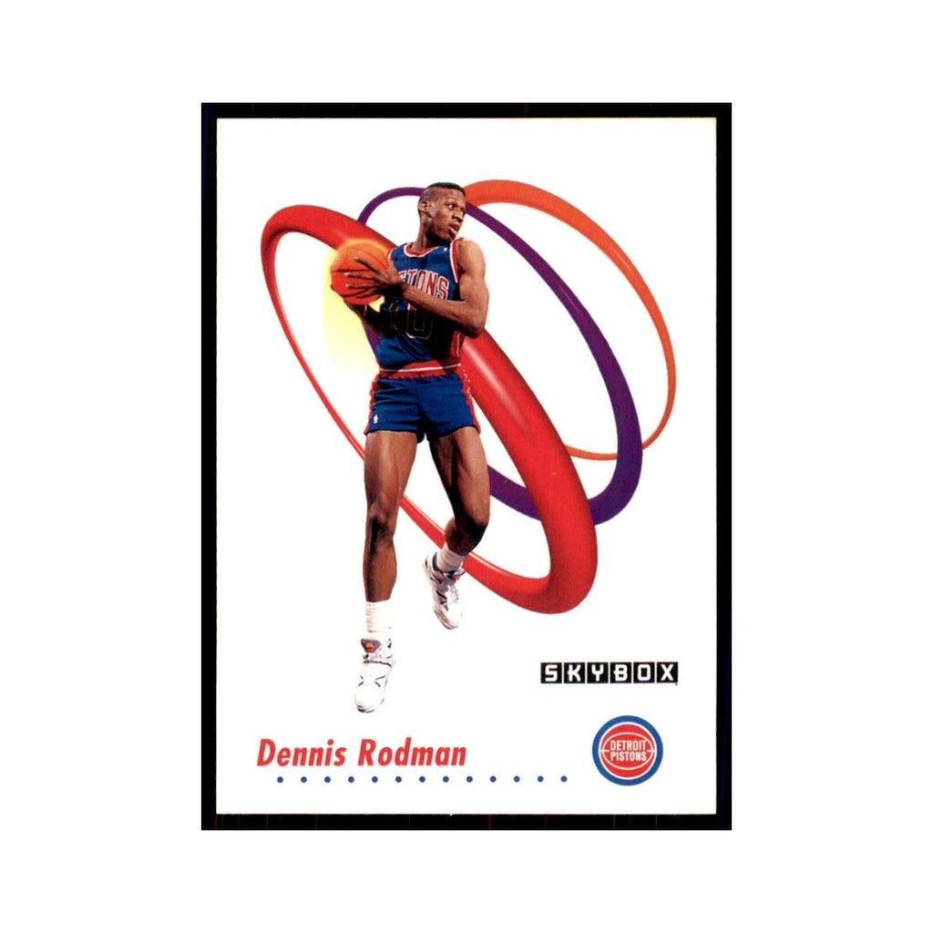 1991 SkyBox Dennis Rodman Basketball Cards #86