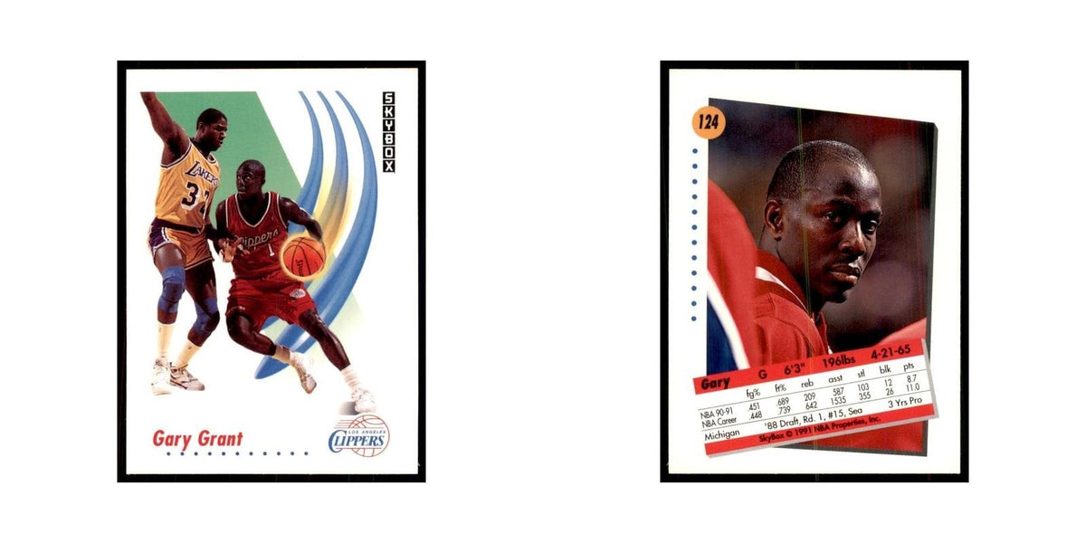 1991 SkyBox Gary Grant Basketball Cards #124