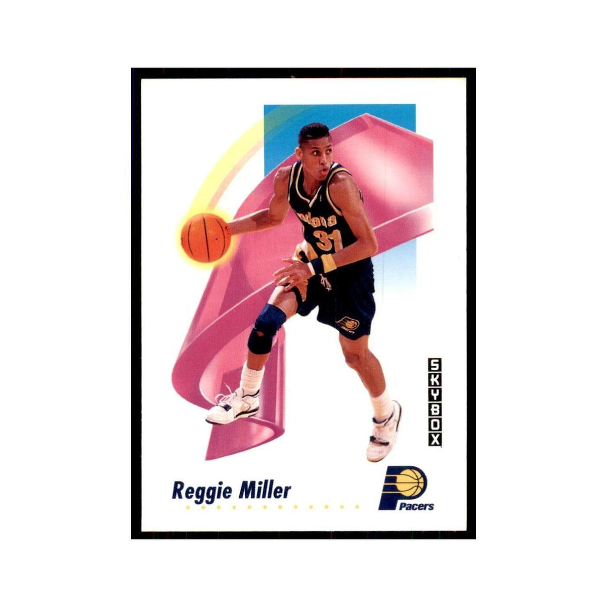 1991 SkyBox Reggie Miller Basketball Cards #114