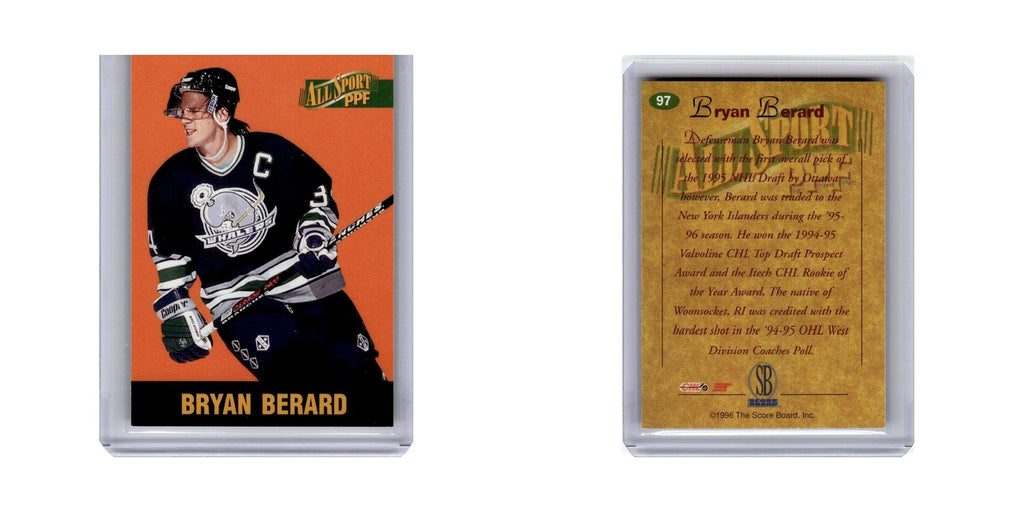Bryan Berard 1996 Score Board All Sport PPF #97 Hockey Card NM