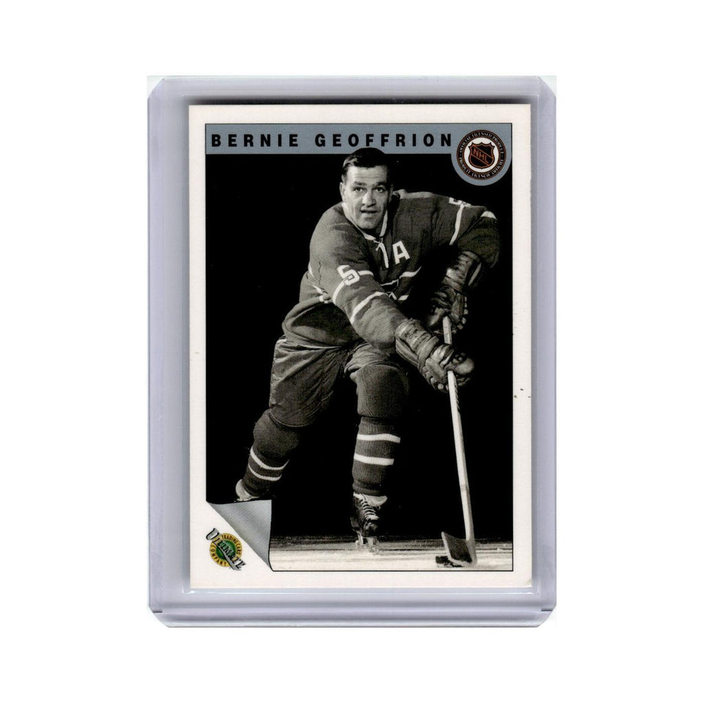 Bernie Geoffrion 1991 Ultimate Original 6 #10 Montreal Canadiens Hockey Card NM