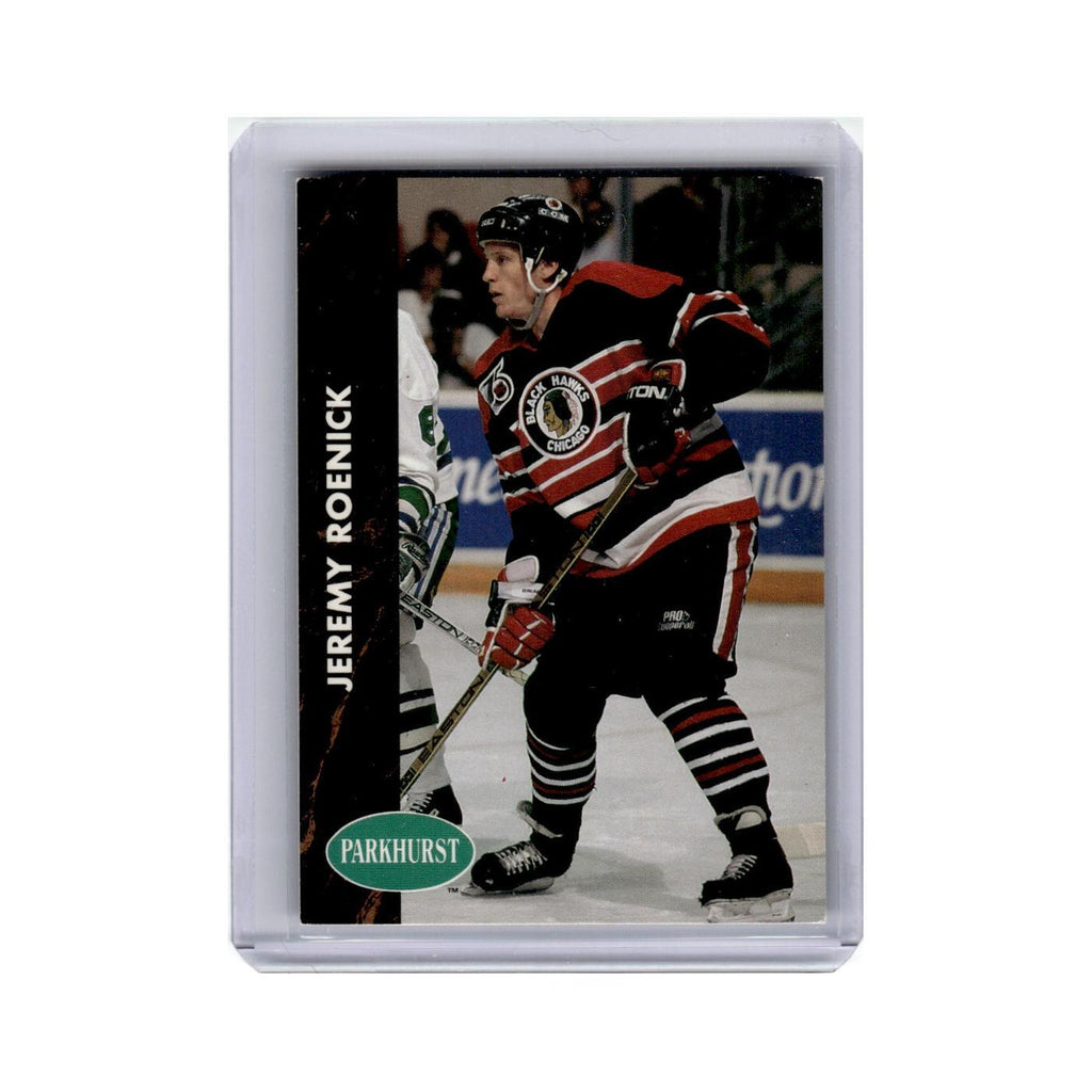 Jeremy Roenick 1991 Parkhurst #29 Chicago Blackhawks Hockey Card NM