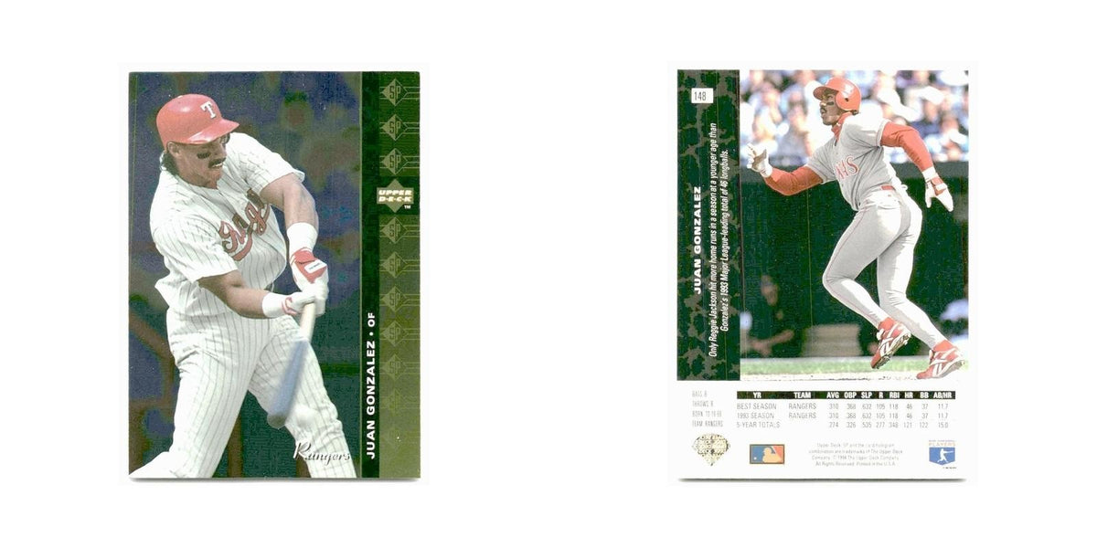 Juan Gonzalez 1994 SP #148 Texas Rangers Baseball Card NM