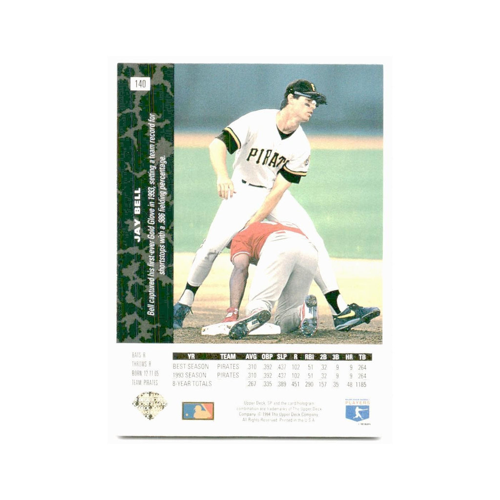 Jay Bell 1994 SP #140 Pittsburgh Pirates Baseball Card NM