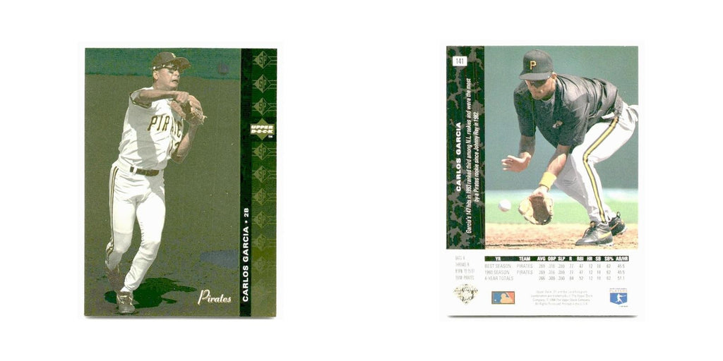 Carlos Garcia 1994 SP #141 Pittsburgh Pirates Baseball Card NM