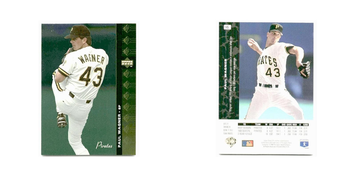 Paul Wagner 1994 SP #145 Pittsburgh Pirates Baseball Card NM