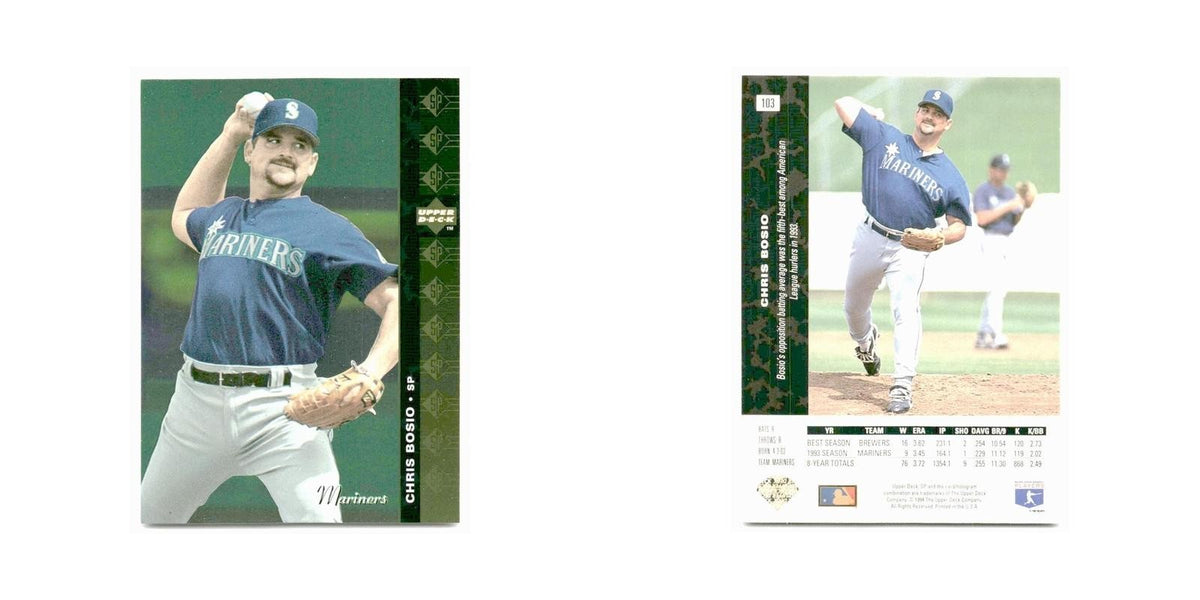 Chris Bosio 1994 SP #103 Seattle Mariners Baseball Card NM