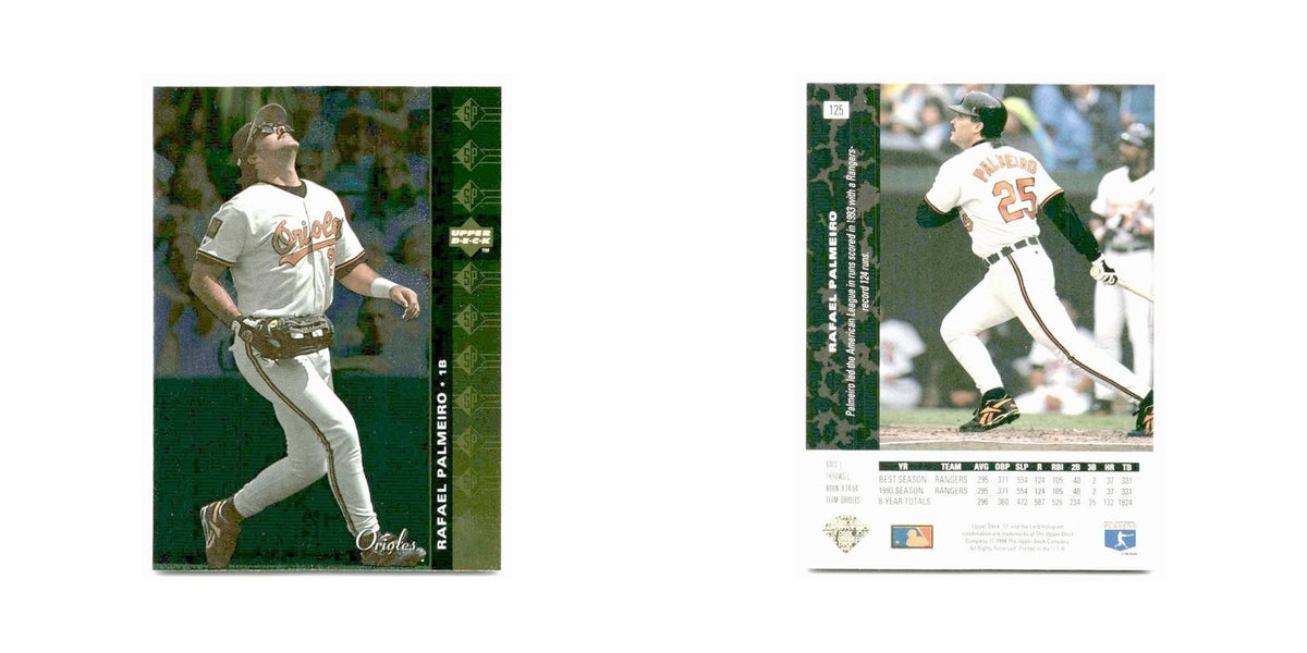 Rafael Palmeiro 1994 SP #125 Baltimore Orioles Baseball Card NM