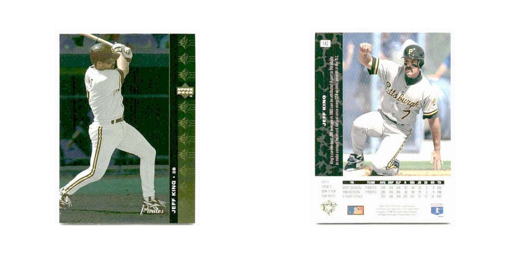 Jeff King 1994 SP #142 Pittsburgh Pirates Baseball Card NM