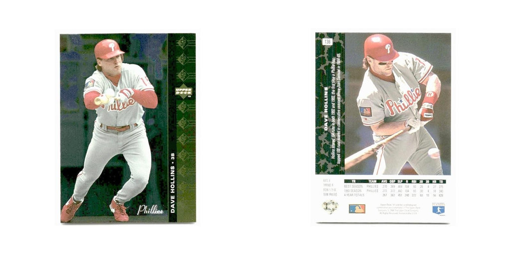 Dave Hollins 1994 SP #136 Philadelphia Phillies Baseball Card NM