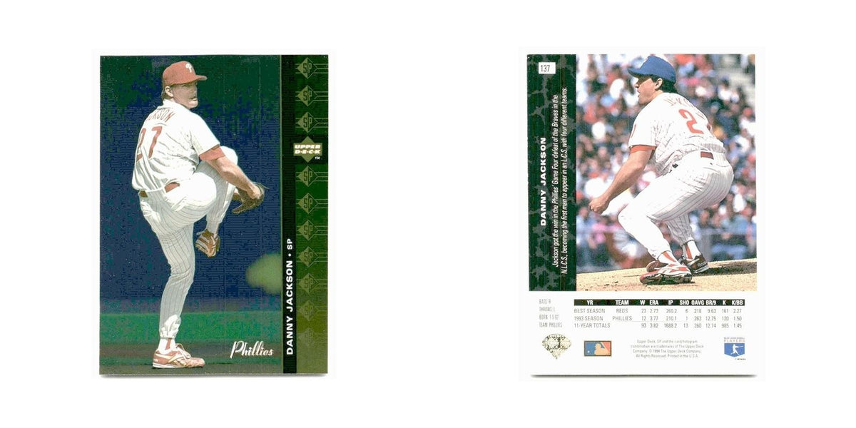 Danny Jackson 1994 SP #137 Philadelphia Phillies Baseball Card NM