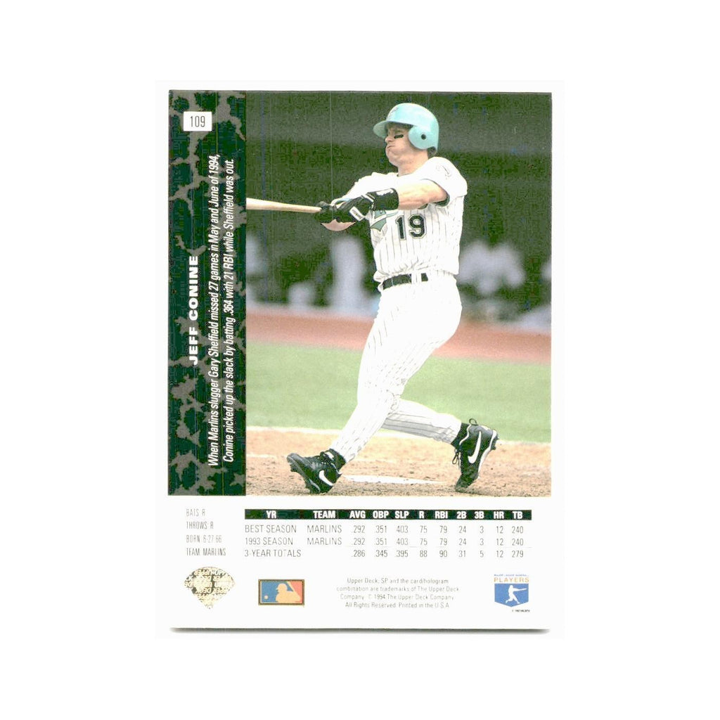 Jeff Conine 1994 SP #109 Florida Marlins Baseball Card NM