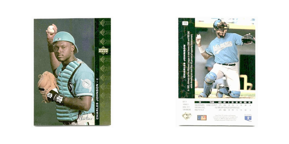 Charles Johnson 1994 SP #113 Florida Marlins Baseball Card NM