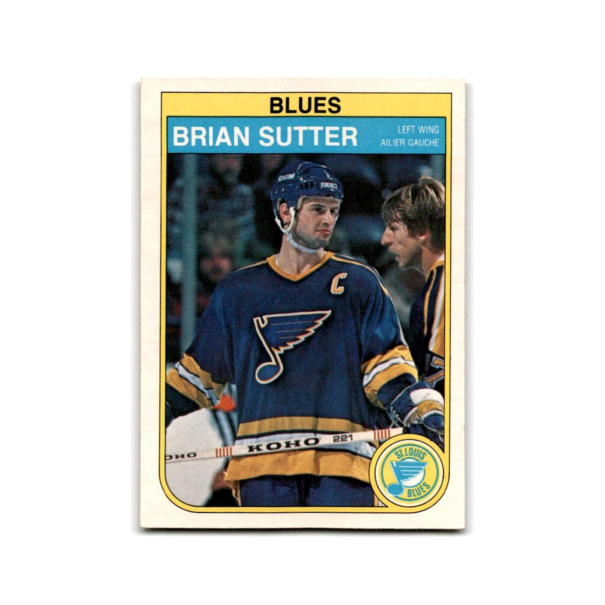 1982 O-Pee-Chee Brian Sutter St. Louis Blues #311