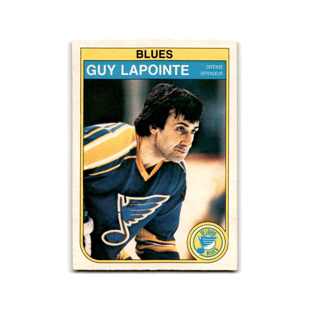 1982 O-Pee-Chee Guy Lapointe St. Louis Blues #305