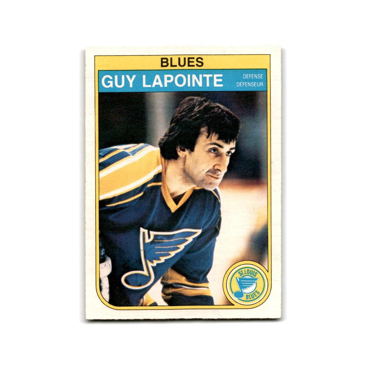 1982 O-Pee-Chee Guy Lapointe St. Louis Blues #305